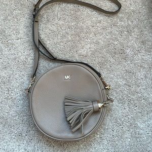 Michael Kors round cross body - beige